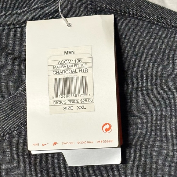 NIKE ACG Men Dri-Fit Tee; GRAY -NEW WITH TAGS- Size XXL - Picture 4 of 4